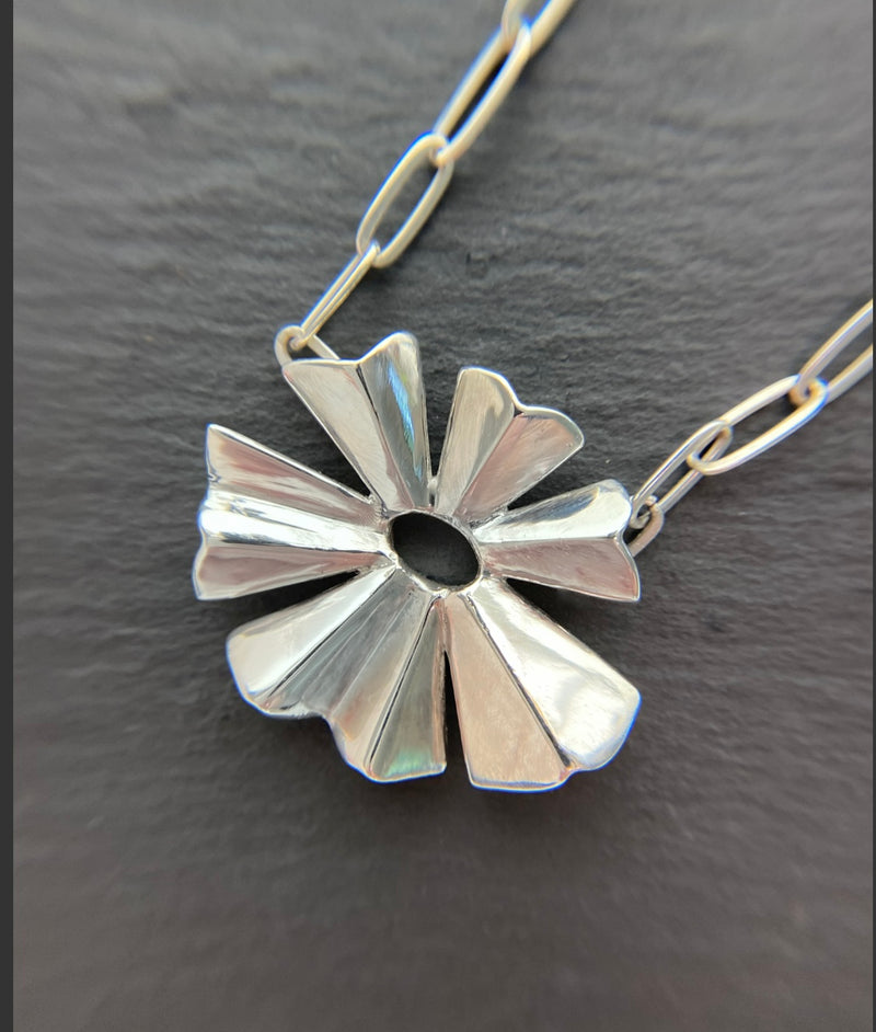 Floral Pendant, Camilla, Gifts for Her, Sterling Silver