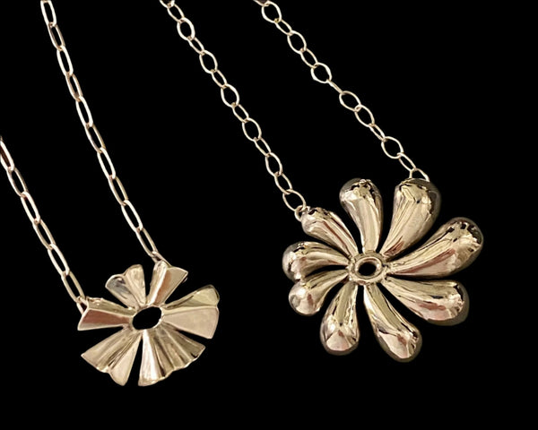 2 sterling silver pendants by Susan Ohrn Jewelry