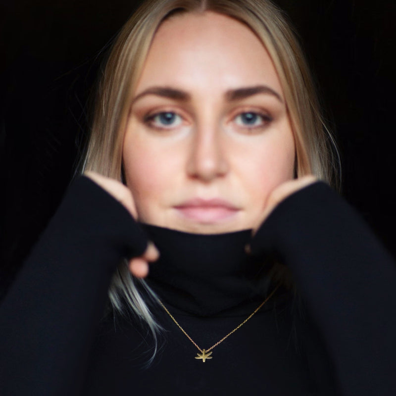18K Gold pendant, Gifts for Her, Special Gift, Astrid Star Pendant