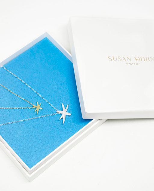 x18K Gold pendant, Gifts for Her, Special Gift, Astrid Star Pendant