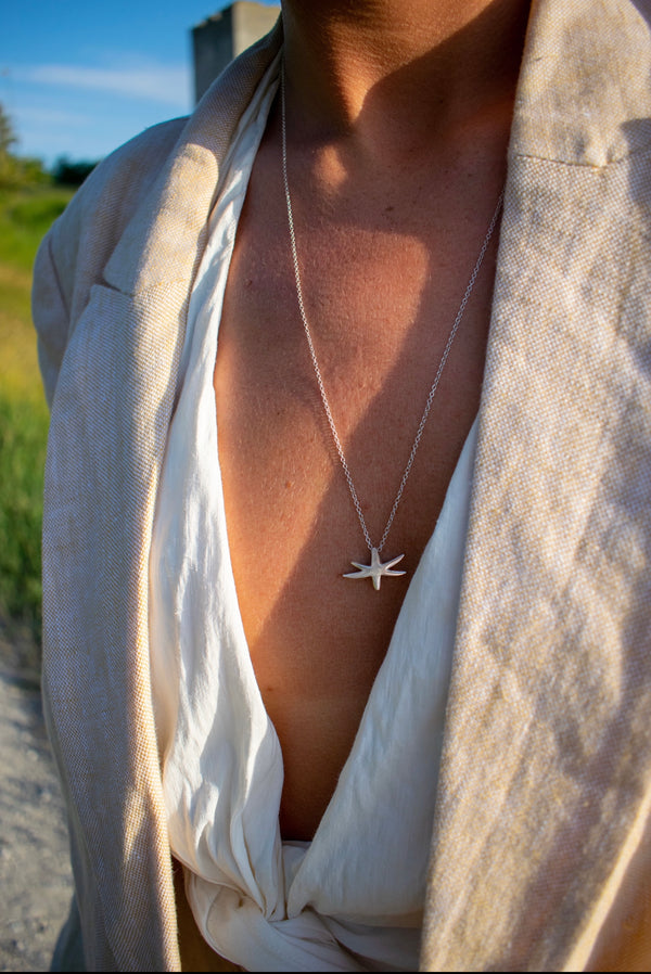Sterling Silver pendant, Gifts for Her, Special Gift, Astrid Star Pendant