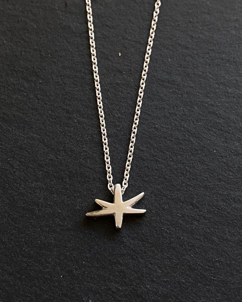 Astrid Star Necklace, Sterling Silver, 12mm