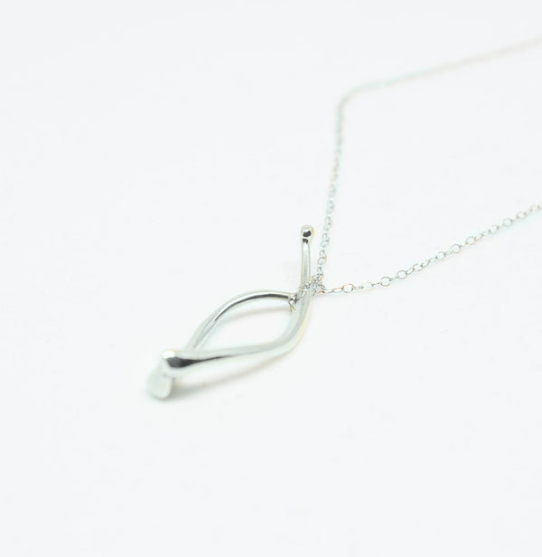 Lucia pendant in sterling silver by Susan Ohrn Jewelry